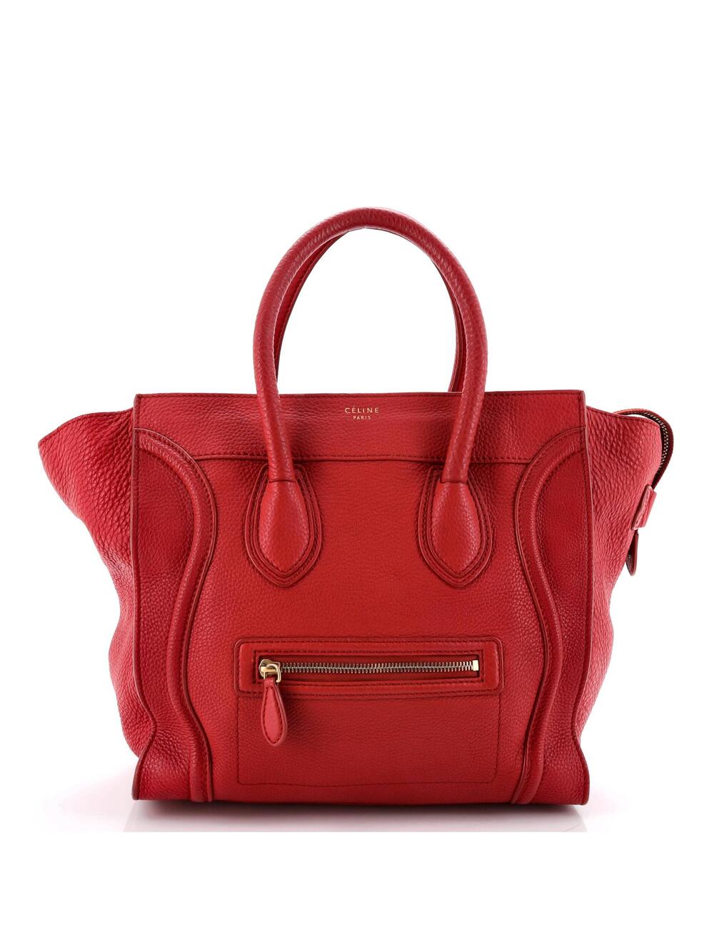 Celine Luggage Bag Grainy Leather Mini #233130C10B